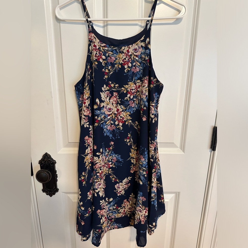 Beautiful blue floral dress NWOT purchased from Francesca’s. Size small